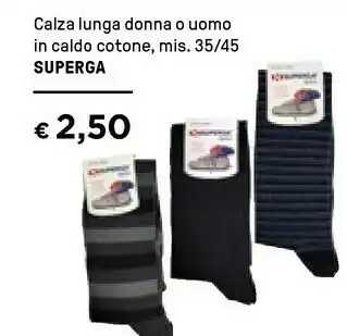 Superga Calza Lunga Donna O Uomo In Caldo Cotone