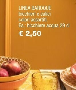 Linea Baroque Bicchieri E Calici
