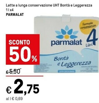 Parmalat Latte parzialmente scremato