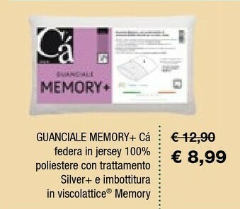 Iper La Grande Jersey Guanciale Memory+ Cá offerta