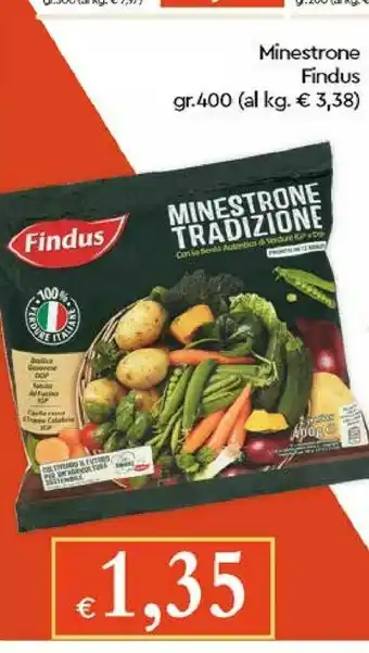 Galassia Findus Minestrone Tradizione 400 G(ml) offerta