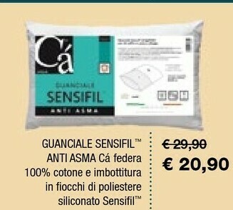 Iper La Grande Cá Guanciale Sensifil Anti Asma offerta