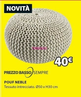 JYSK Pouf Neble offerta