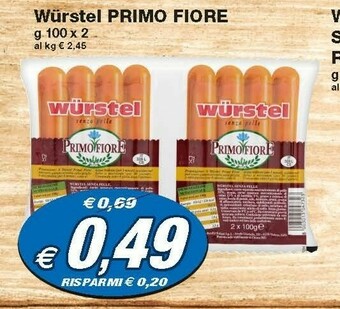 Prix Quality Primo fiore Wurstel offerta