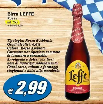 Prix Quality Leffe Birra Rossa offerta
