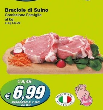 Prix Quality Braciole Di Suino offerta