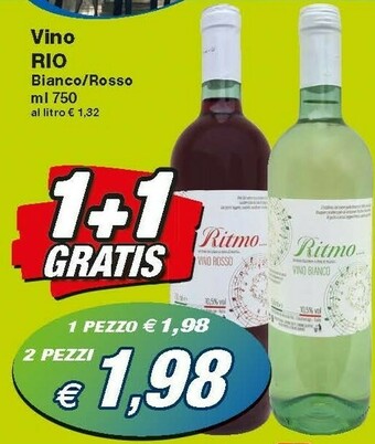 Prix Quality Rio Vino Bianco 750ml offerta