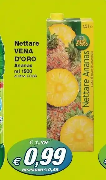 Prix Quality Vena d' oro Vena D'Oro - Nettare Ananas 1500 G(ml) offerta