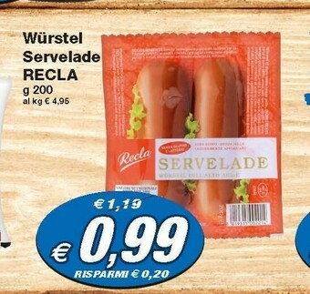 Prix Quality Servelade Wurstel offerta
