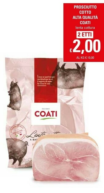 Basko Coati Prosciutto Cotto Alta Qualita offerta