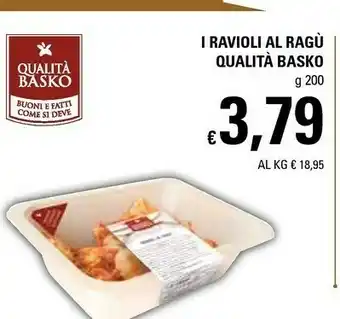 Basko Basko I Ravioli Al Ragu offerta