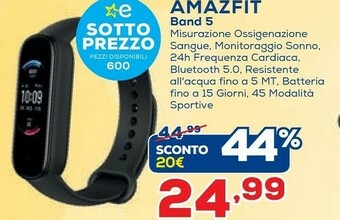 Euronics Amazfit Band 5 offerta