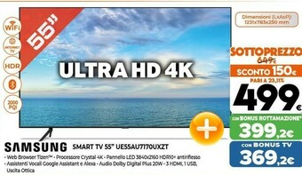 Expert Samsung UE55AU7170UXZT offerta