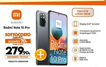 Expert Xiaomi Redmi Note 10 Pro offerta