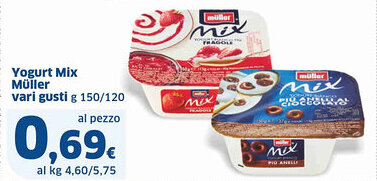 Ok Sigma Yogurt Mix Müller vari gusti g 150/120 offerta