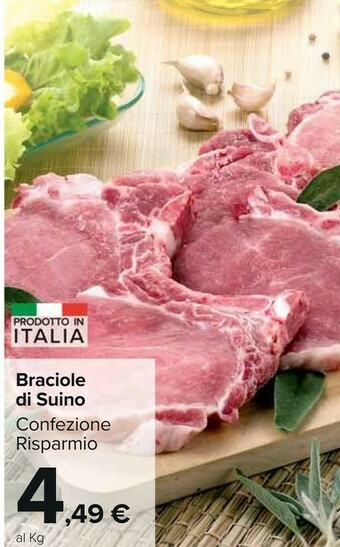 Carrefour Market Braciole Di Suino offerta