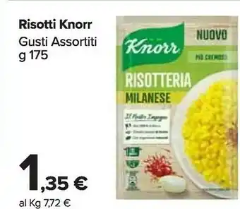 Carrefour Market Knorr Risotteria Alla Milanese 175 G(ml) offerta