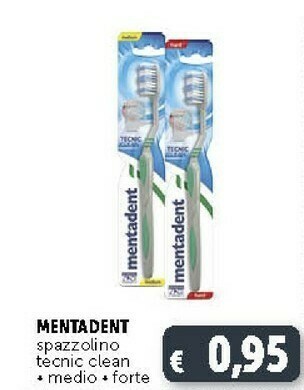 Deco Supermercati Mentadent Spazzolino Tecnic Clean offerta