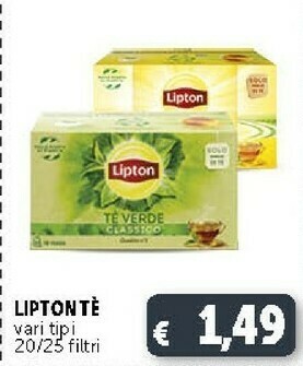 Deco Supermercati Lipton Tea Lipton - Vivacemente Classico Tè Verde offerta