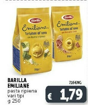 Deco Supermercati Barilla Emiliane Pasta Ripiena offerta