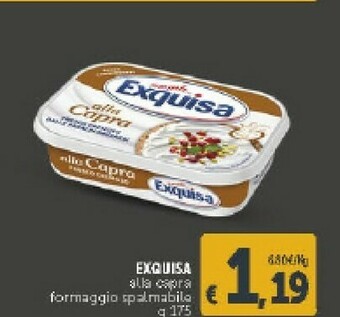 Deco Supermercati Exquisa Alla Capra Formaggio Spalmabile offerta