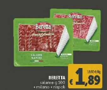 Fratelli Beretta - Salame Milano 100 g(ml)