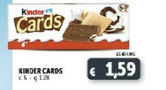 Deco Supermercati Kinder Cards offerta