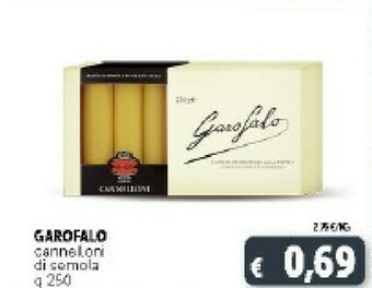 Deco Supermercati Garofalo Cannelloni Di Semola offerta