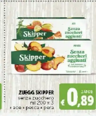 Deco Supermercati Zuegg Skipper Senza Zucchero Ace offerta