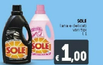 Deco Supermercati Sole Lana E Delicati offerta