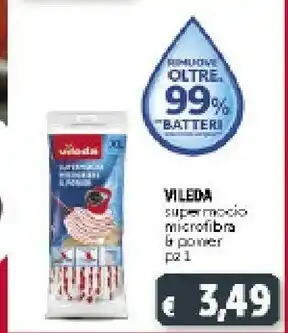 Deco Supermercati Vileda Super Mocio Microfibra & Power offerta