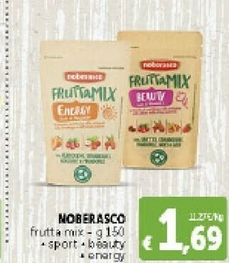 Deco Supermercati Noberasco - Frutta Mix Sport 150 g(ml) offerta
