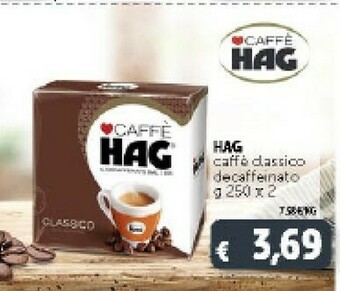 Deco Supermercati Hag Caffe Classico Decaffeinato offerta