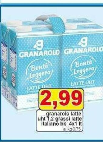 Gros Granarolo Latte offerta