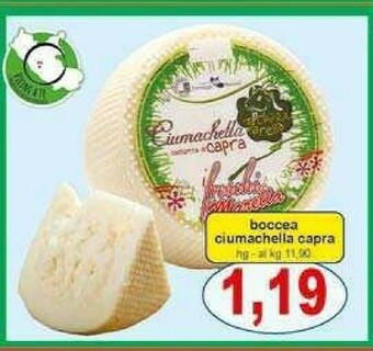 Gros Ciumachella Formaggio di capra offerta