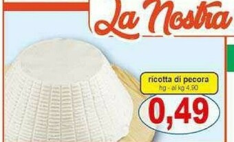 Gros Ricotta offerta