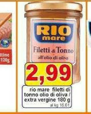 Gros Rio Mare Tonno Rio mare offerta