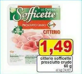 Gros Citterio Sofficette Prosciutto Crudo 60 G(ml) offerta