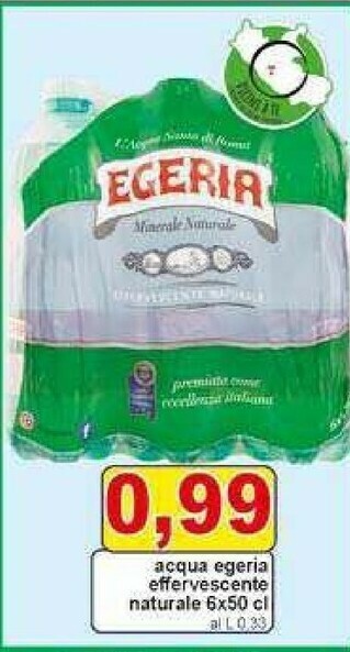 Gros Egeria Acqua offerta