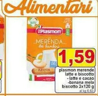 Gros Plasmon Biscotti offerta