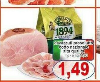 Gros Prosciutto cotto offerta