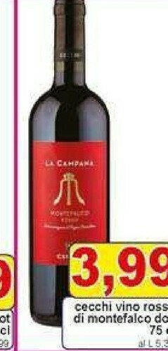 Gros Cecchi Vino rosso offerta