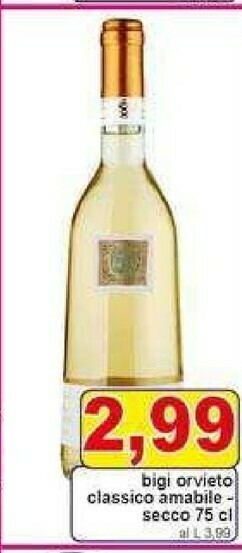 Gros Bigi Vino bianco offerta