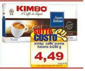 Gros Kimbo Caffè offerta