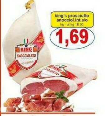 Gros Prosciutto crudo offerta