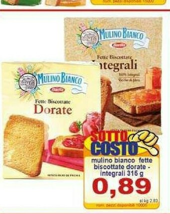 Gros Mulino Bianco Fette biscottate offerta
