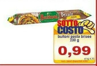 Gros Buitoni Pasta sfoglia offerta