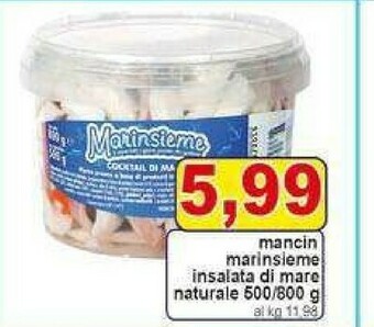 Gros Marinsieme Insalata di mare offerta