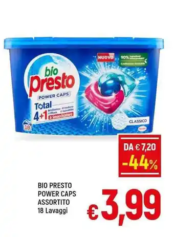 A&O BIO PRESTO POWER CAPS ASSORTITO 18 Lavaggi offerta