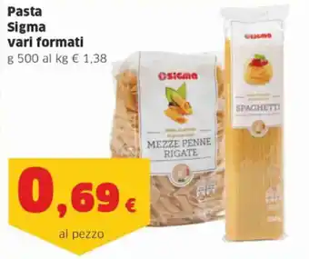 Ok Sigma Pasta Sigma vari formati g 500 offerta